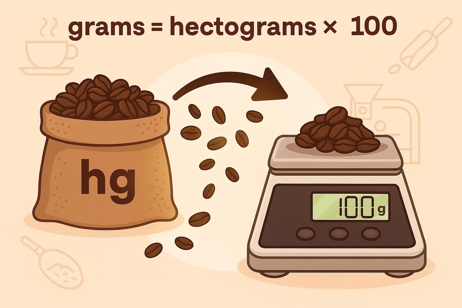 헥토그램에서 그램으로 변환기