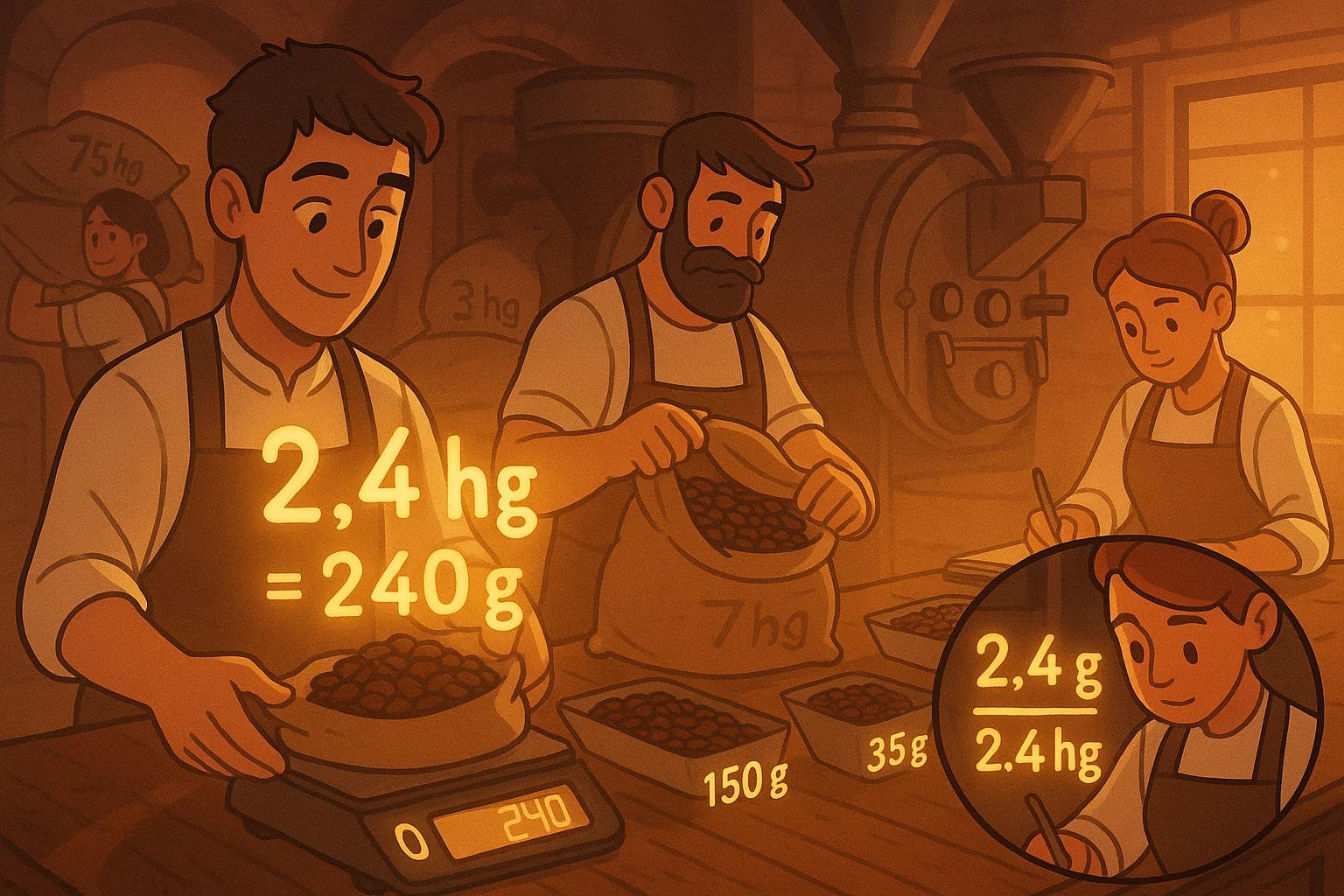 헥토그램에서 그램으로 변환기