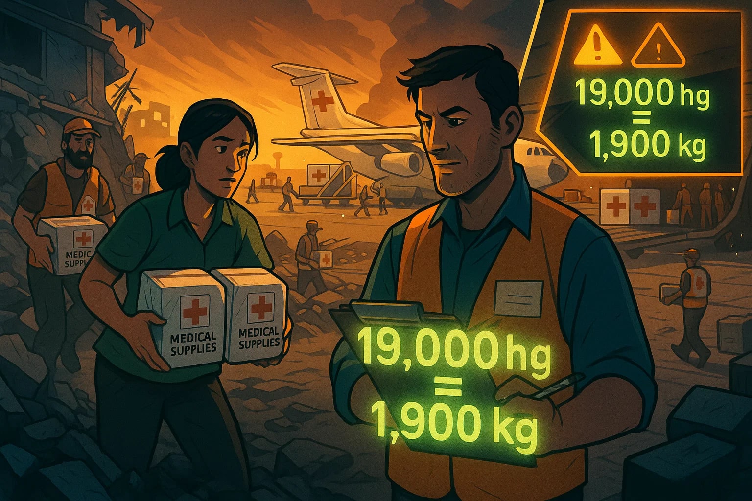 헥토그램에서 킬로그램 변환기