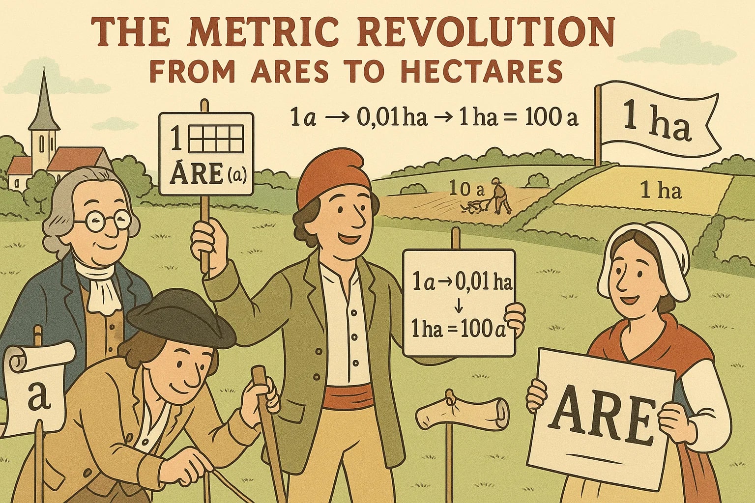 아르에서 헥타르 변환기