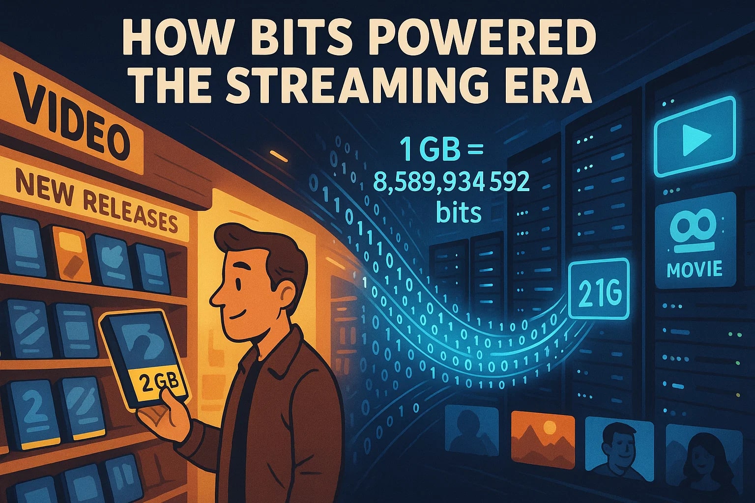 Bits to Gigabytes Converter