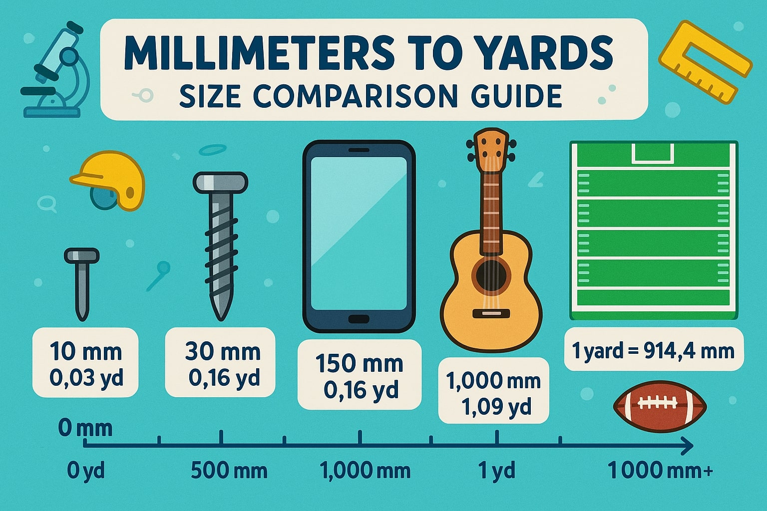 Yards to Millimeters Converter