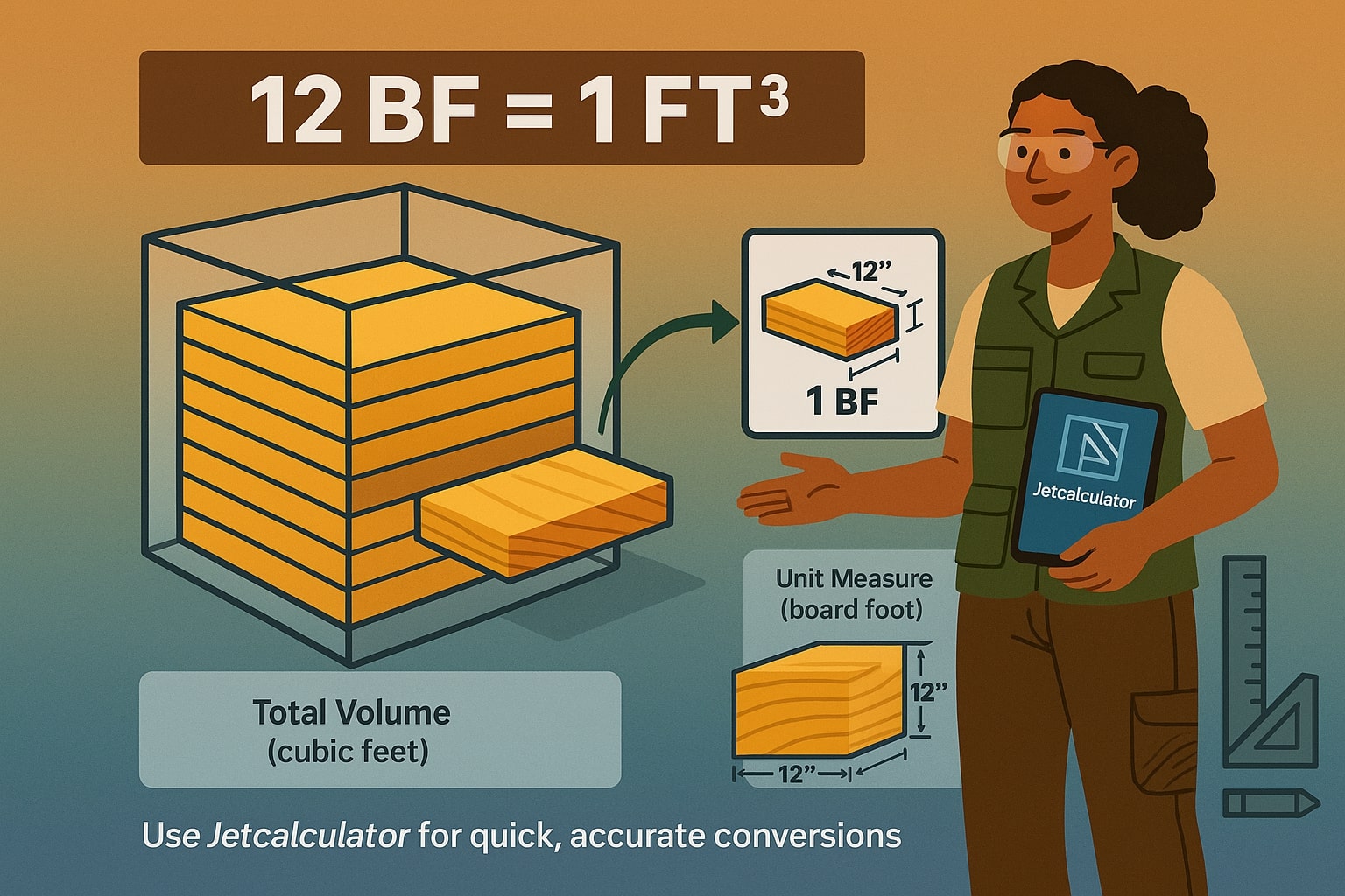 Board Feet to Cubic Feet Converter