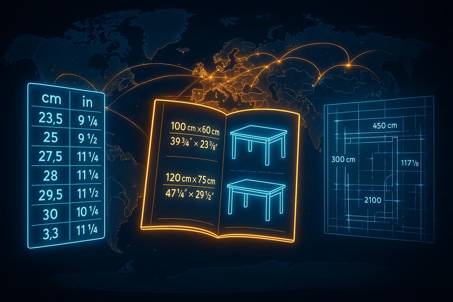 센티미터를 인치로 변환기