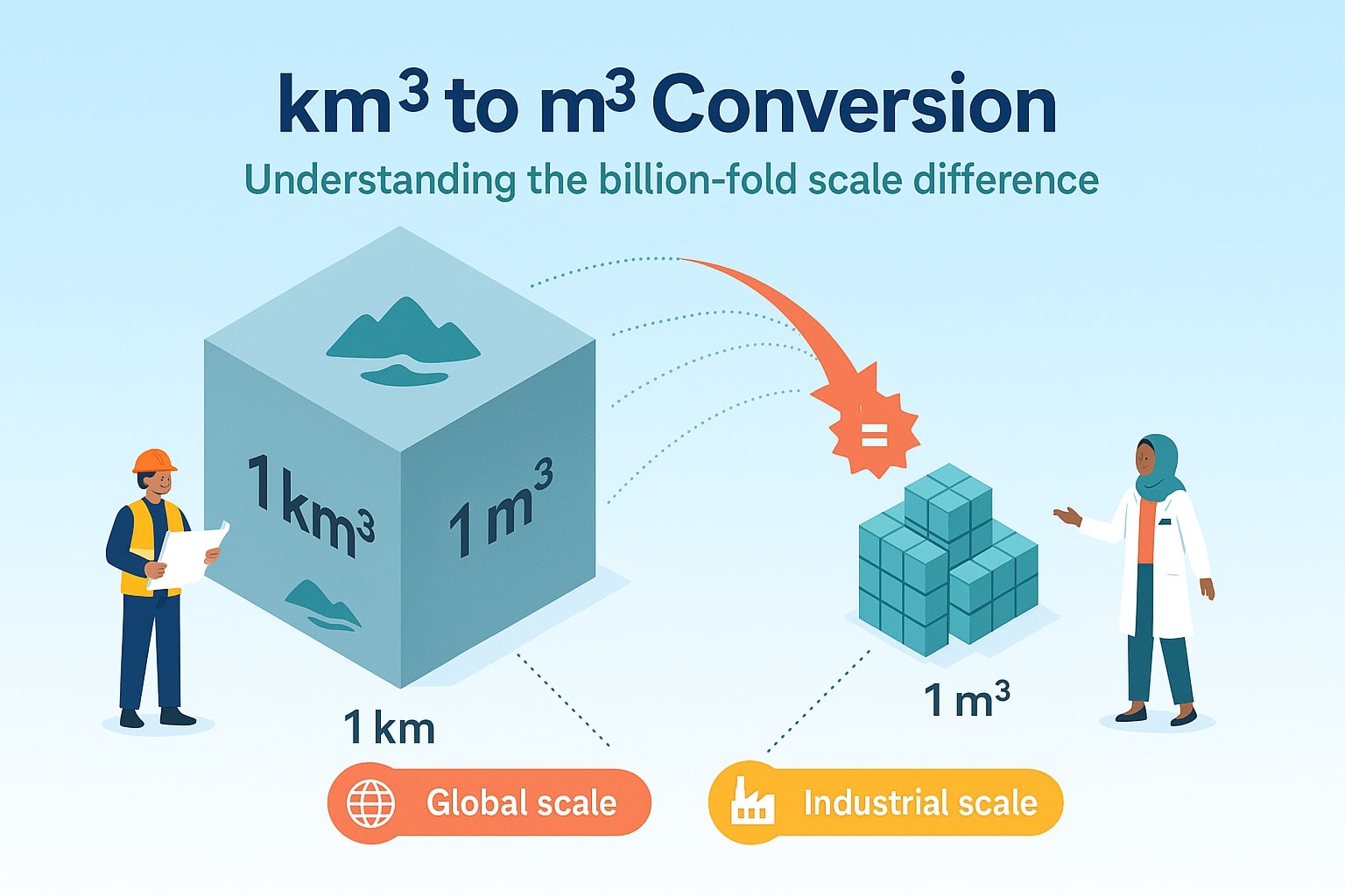 Cubic Kilometers to Liters Converter