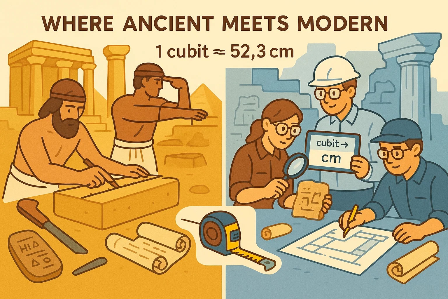 큐빗에서 센티미터 변환기