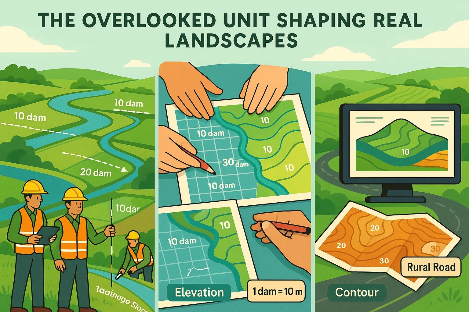 데카미터를 미터로 변환기