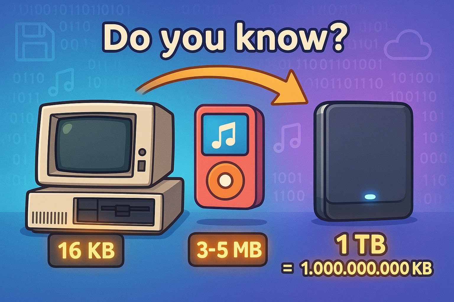 기가바이트를 킬로바이트로 변환기