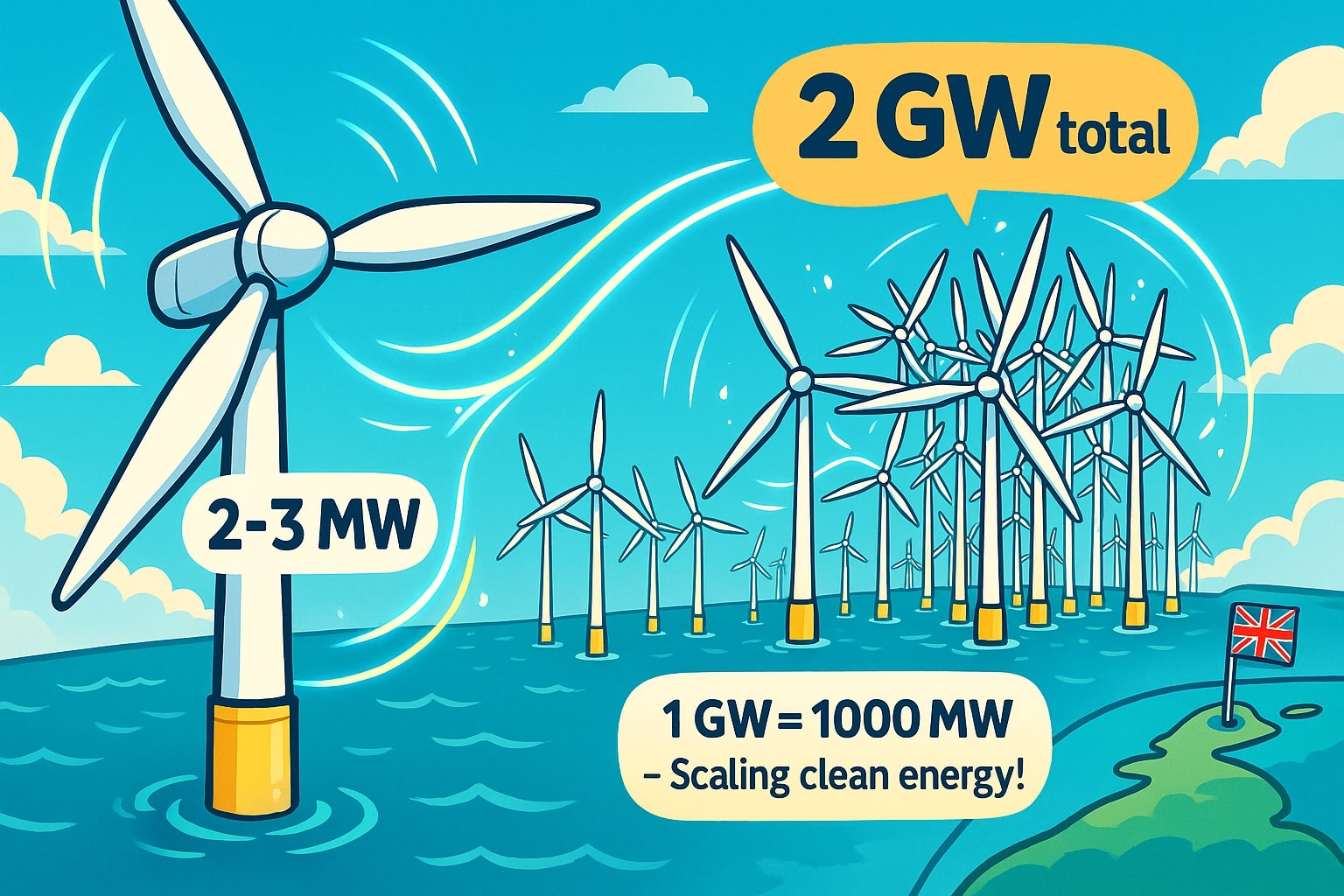 기가와트에서 메가와트 변환기