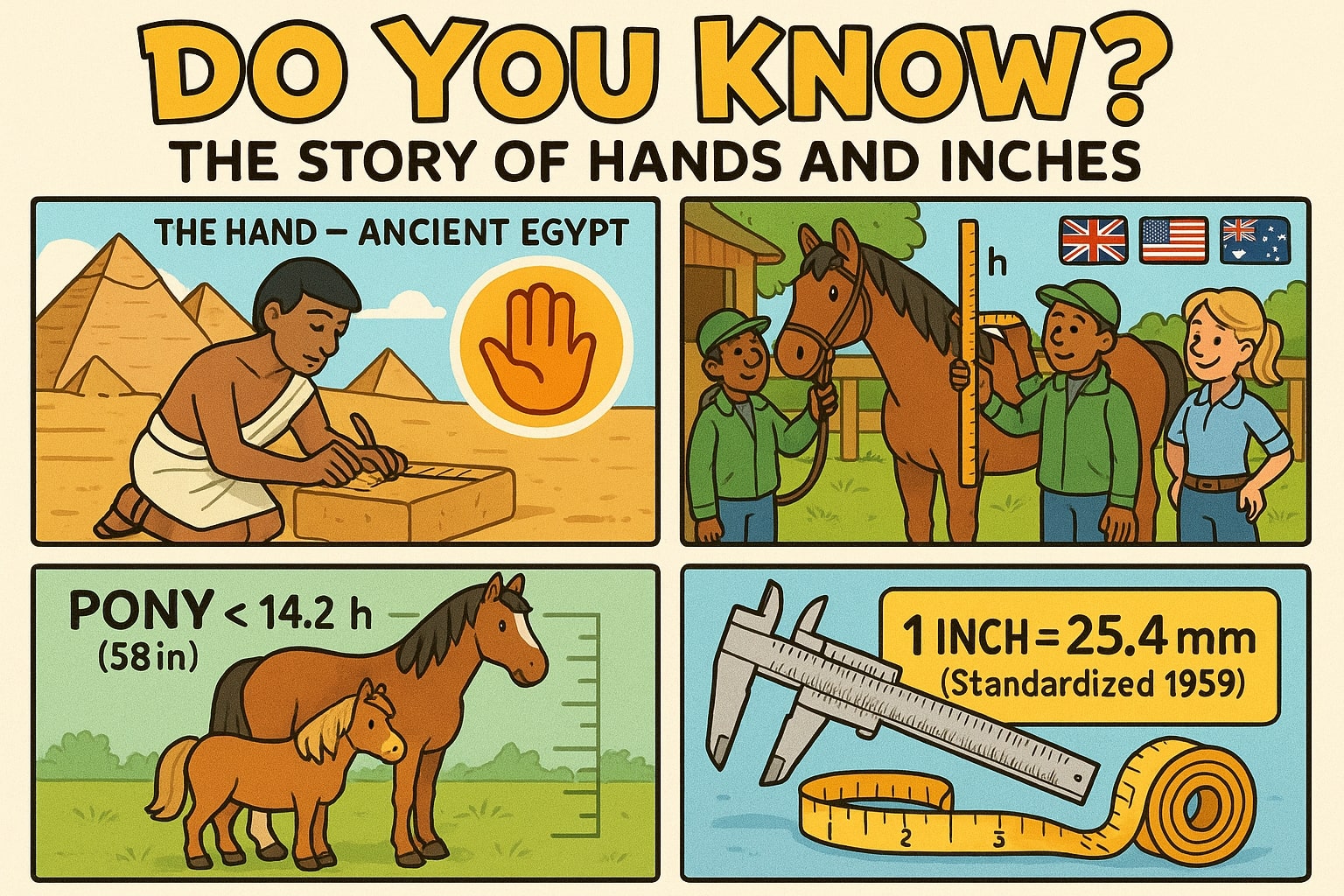 핸드에서 인치 변환기