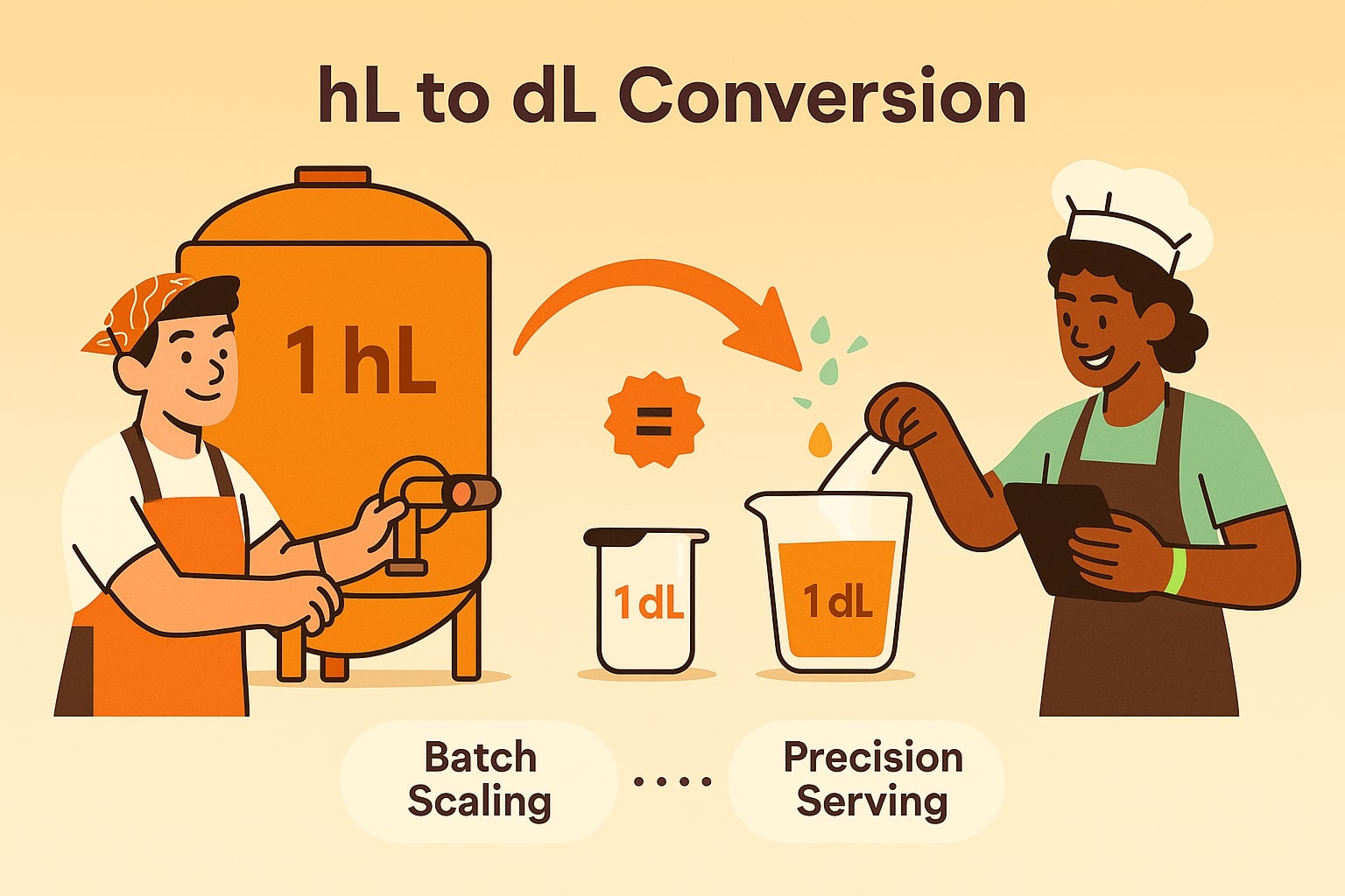 헥토리터에서 데시리터 변환기