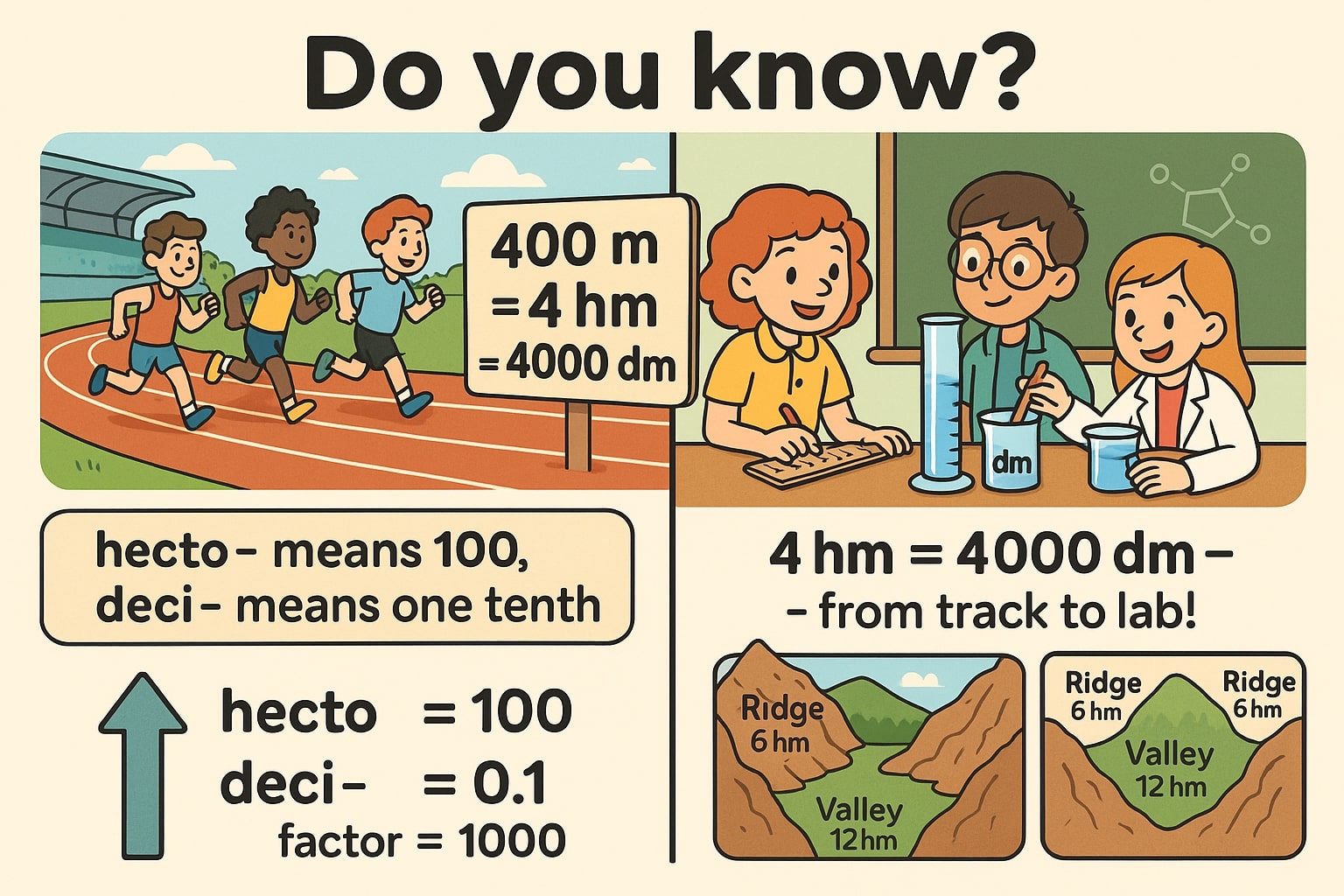 헥토미터에서 데시미터 변환기