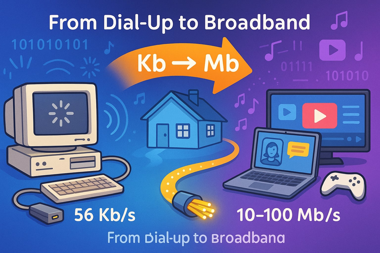 킬로비트에서 메가비트 변환기