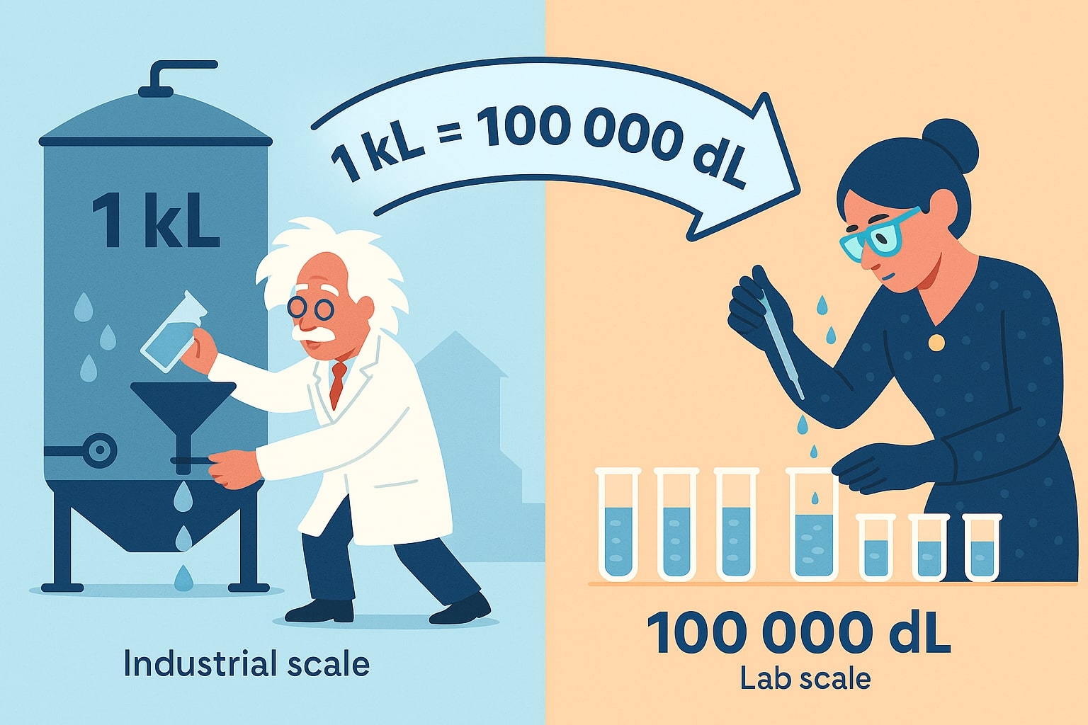 킬로리터에서 데실리터 변환기