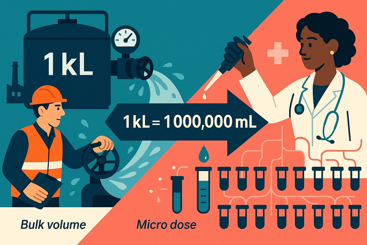 킬로리터를 밀리리터로 변환기