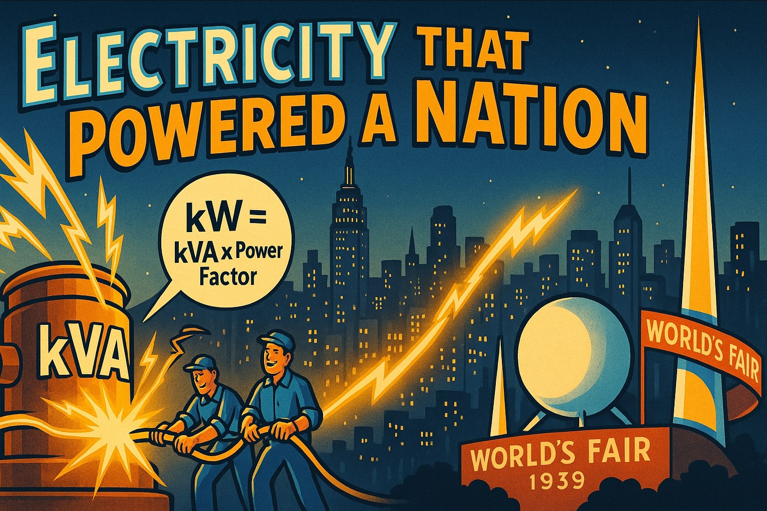 킬로와트에서 킬로볼트암페어 변환기