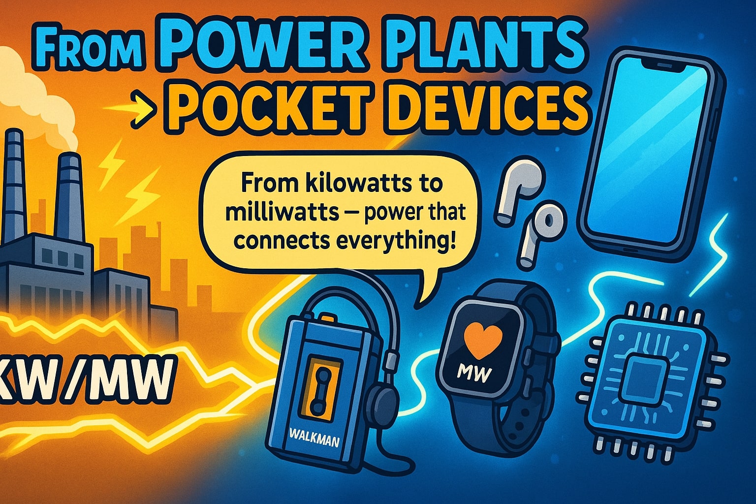 킬로와트에서 밀리와트 변환기