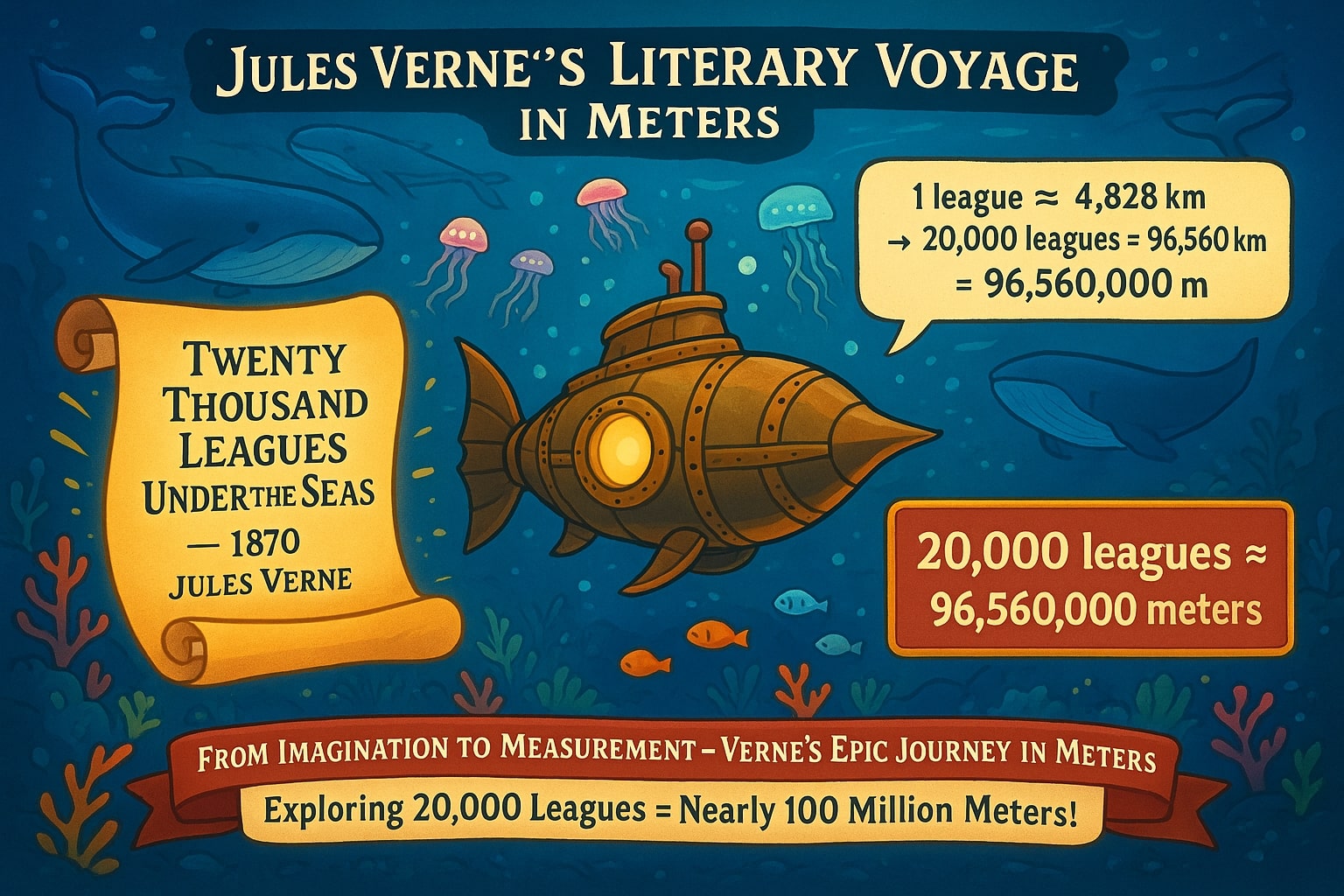 리그를 미터로 변환기