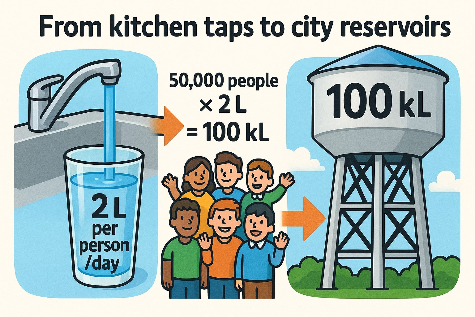 리터에서 킬로리터 변환기