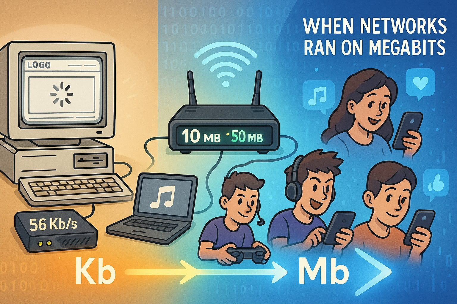 메가비트에서 비트 변환기