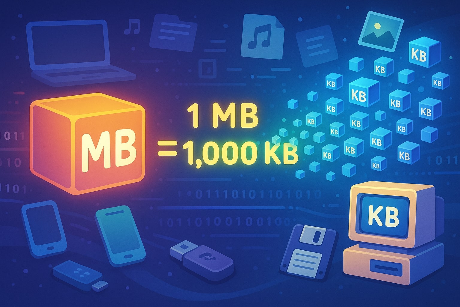 메가바이트에서 킬로바이트 변환기