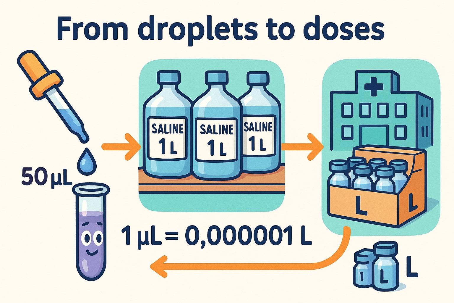 마이크로리터에서 리터 변환기