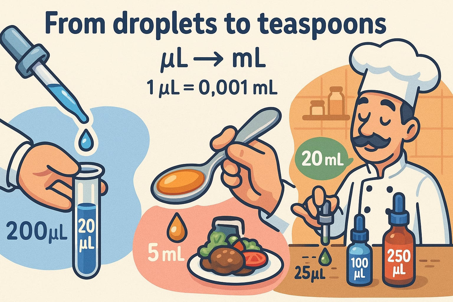 마이크로리터에서 밀리리터 변환기