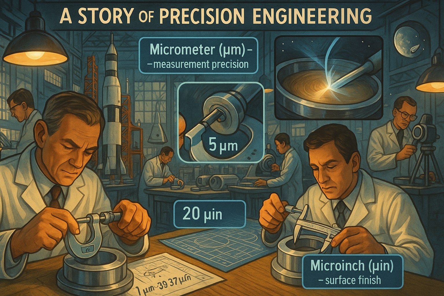 마이크로미터에서 마이크로인치 변환기