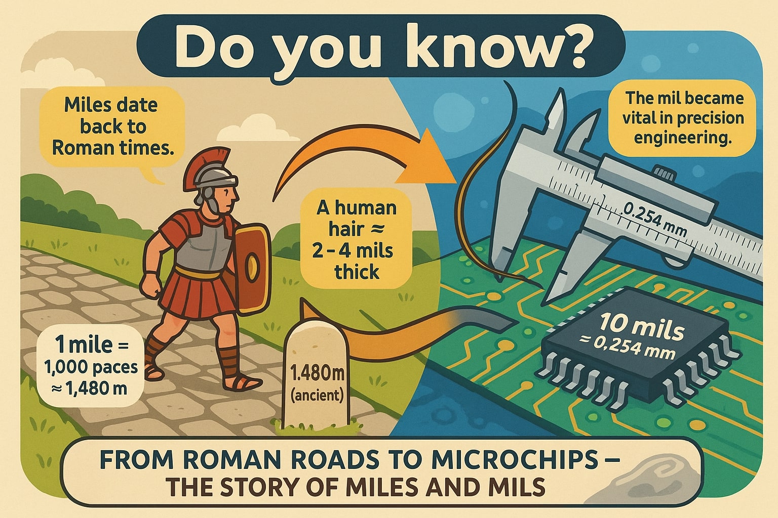 Miles to Mils Converter