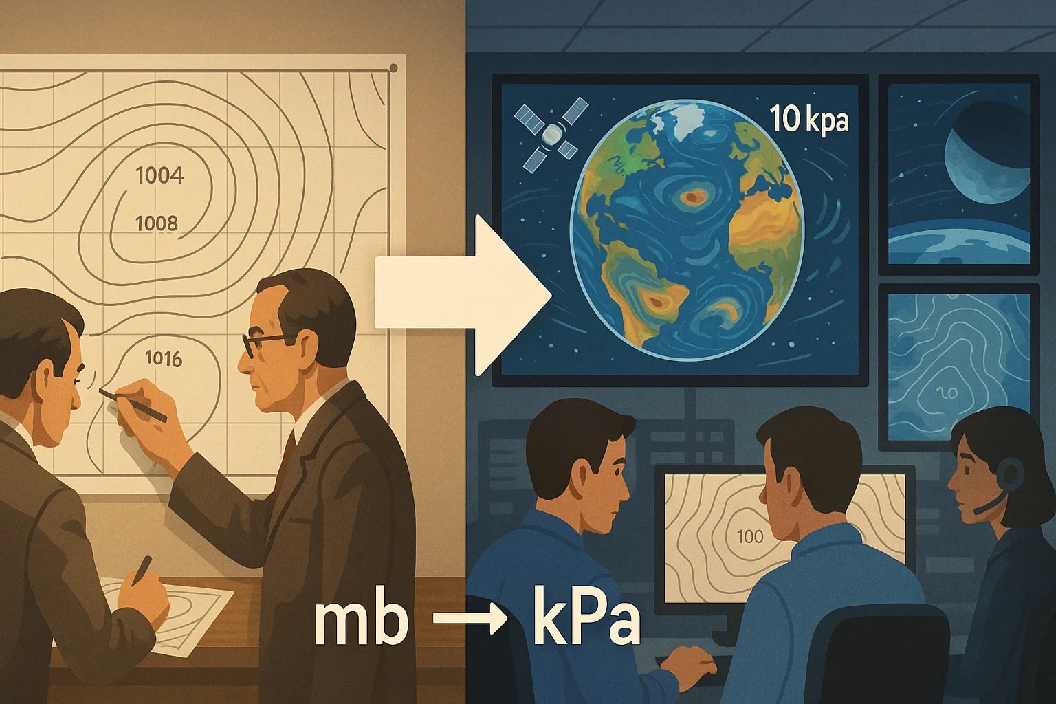 밀리바에서 파스칼 변환기