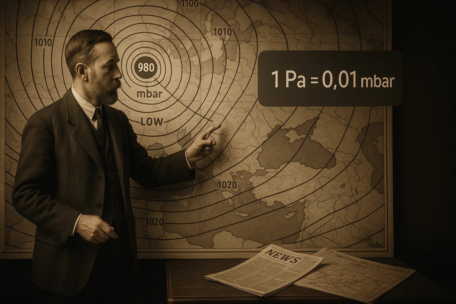 파스칼을 밀리바로 변환하는 도구