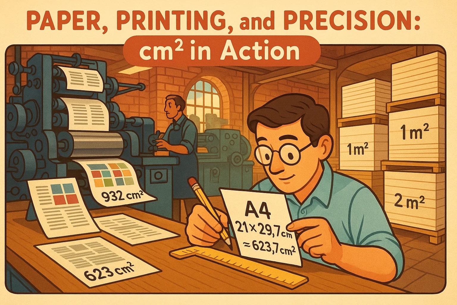 제곱미터에서 제곱센티미터 변환 도구