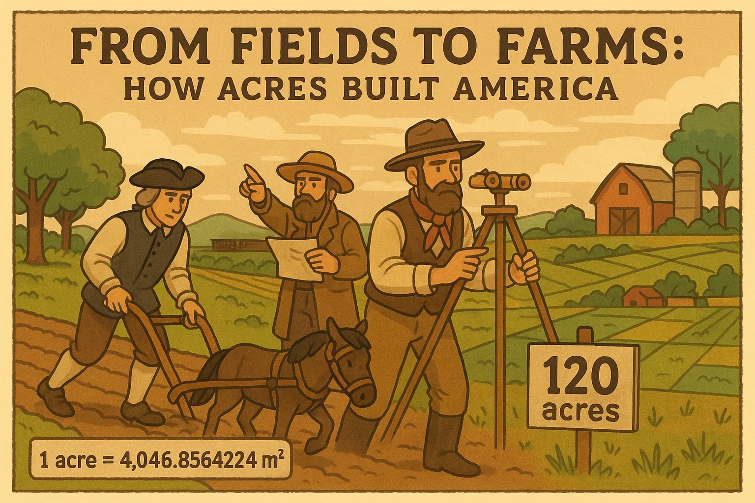 Square Meters to Acres Converter