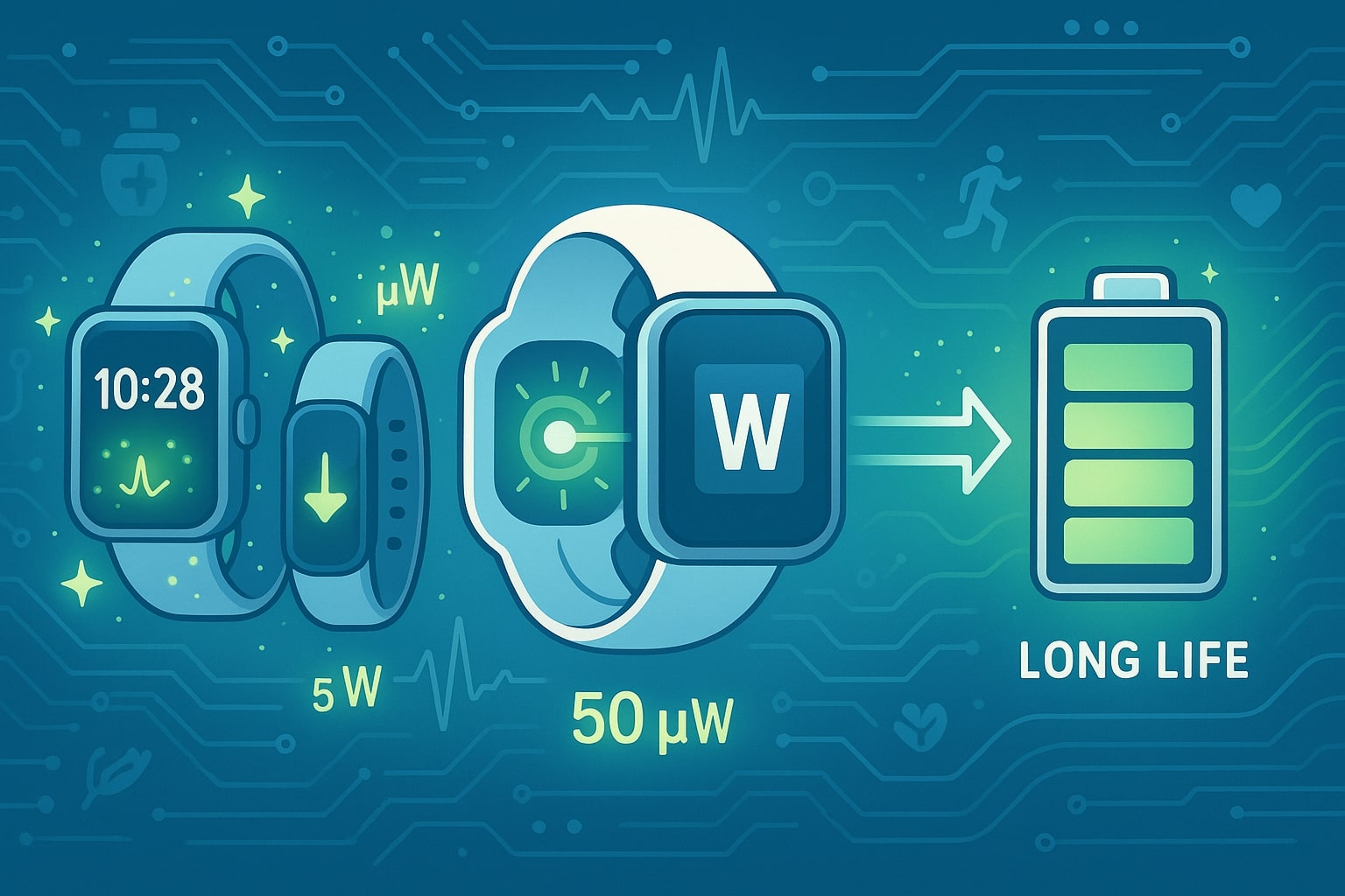 와트에서 마이크로와트 변환기